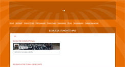 Desktop Screenshot of ecole-de-conduite-nau.com